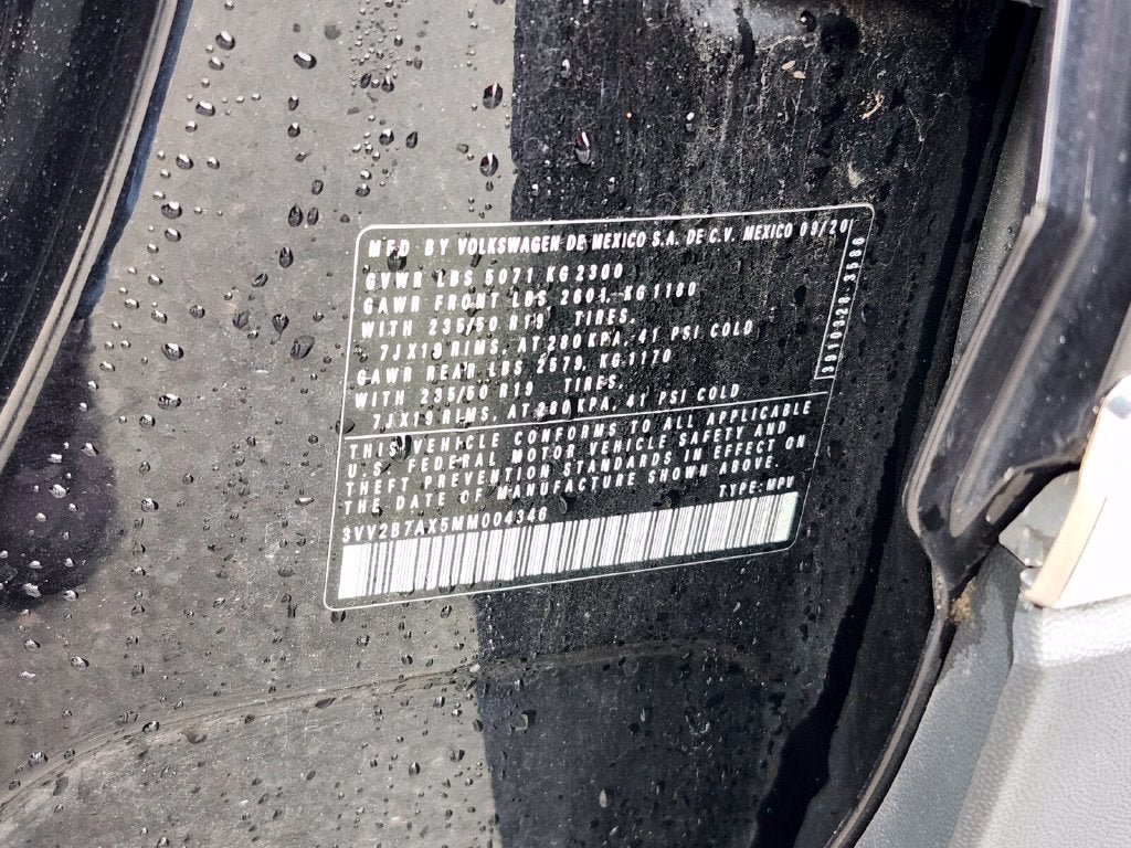 2021 Volkswagen Tiguan 2.0T SE
