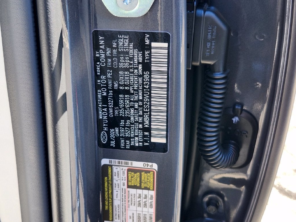 2027 Hyundai Palisade SEL 8 Passenger