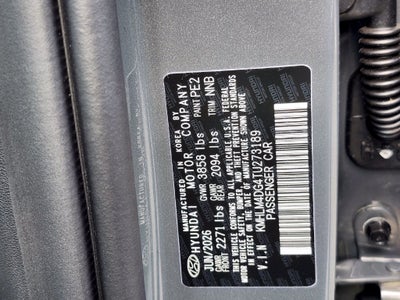 2026 Hyundai Elantra SEL Sport Plus