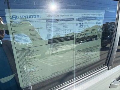 2026 Hyundai Santa Fe Hybrid SEL