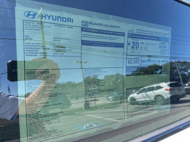 2026 Hyundai Palisade Calligraphy