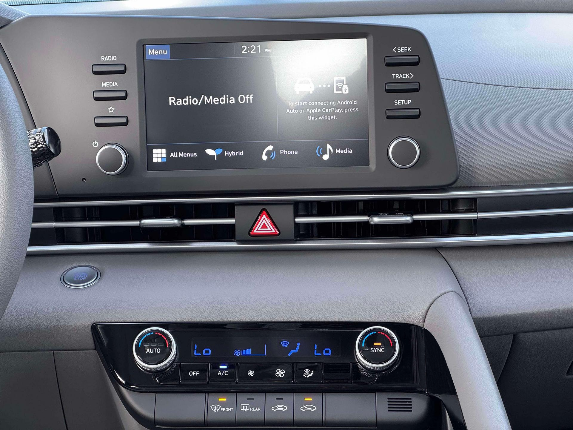 2026 Hyundai Elantra Hybrid Blue