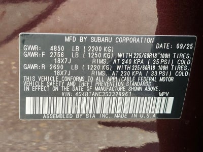 2025 Subaru Outback Limited