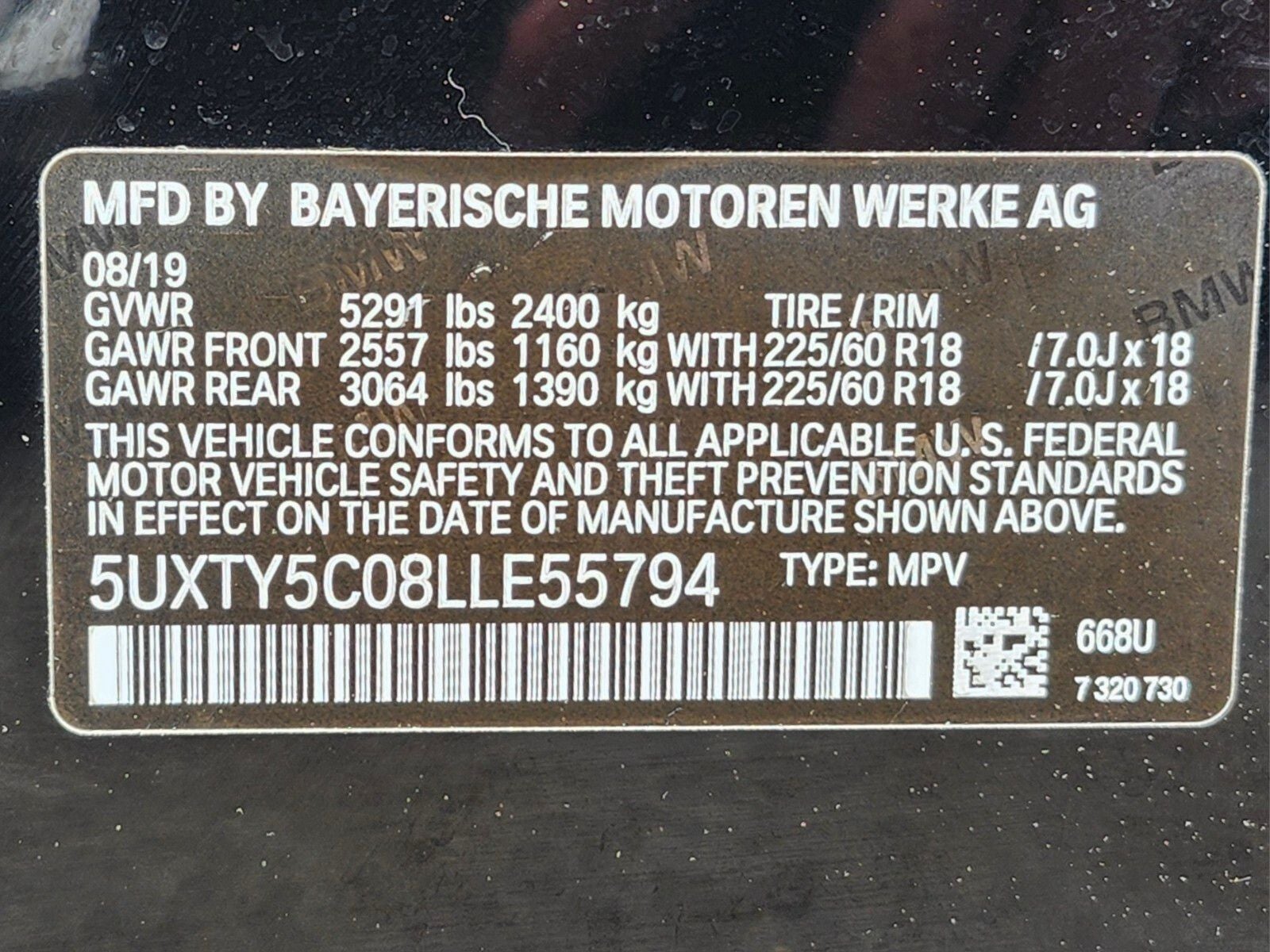 2020 BMW X3 xDrive30i