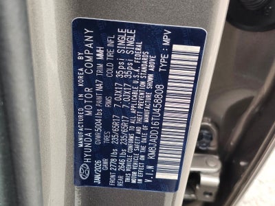 2026 Hyundai Tucson Hybrid Blue SE