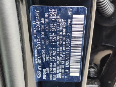2026 Hyundai Tucson Hybrid Blue SE