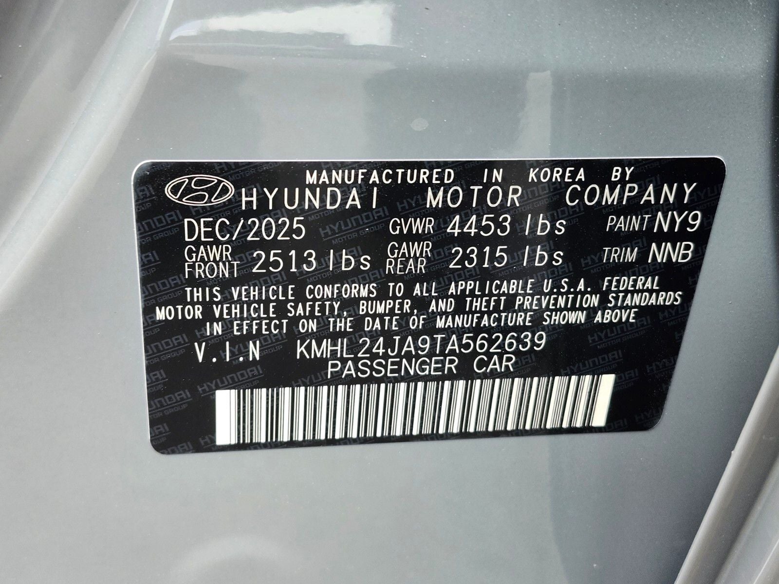 2026 Hyundai Sonata SE
