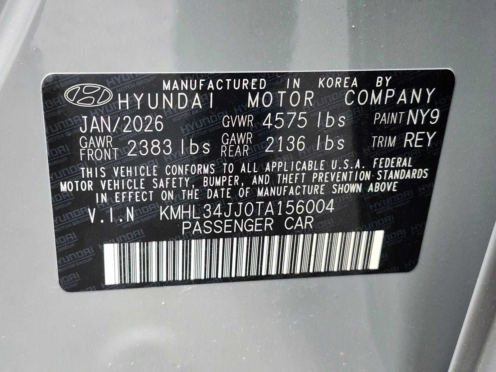 2026 Hyundai Sonata Hybrid SEL
