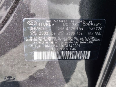 2026 Hyundai Sonata Hybrid Limited