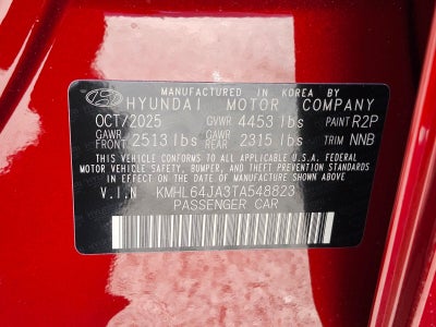 2026 Hyundai Sonata SEL Sport
