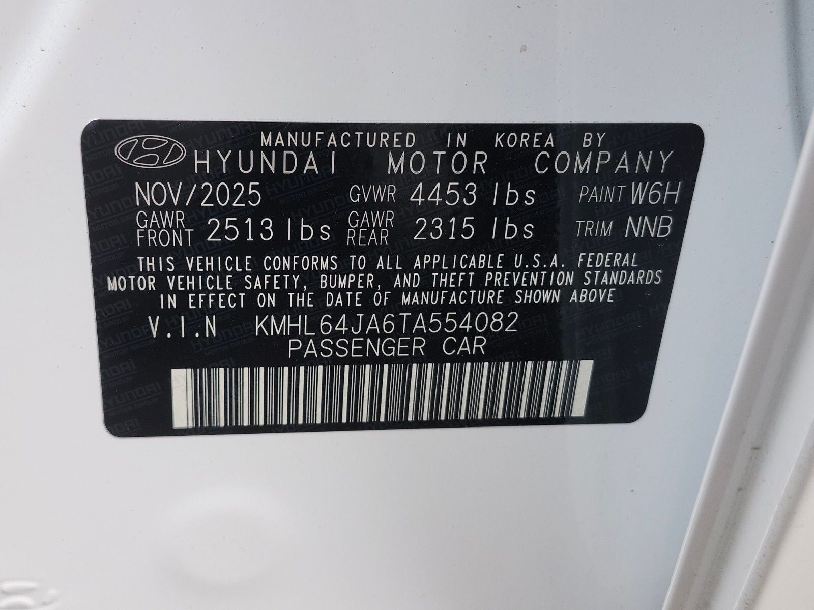 2026 Hyundai Sonata SEL Sport