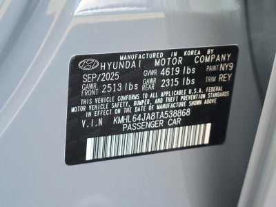 2026 Hyundai Sonata SEL Sport