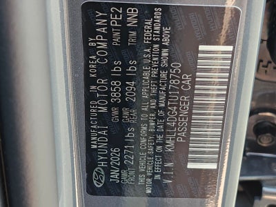 2026 Hyundai Elantra SE