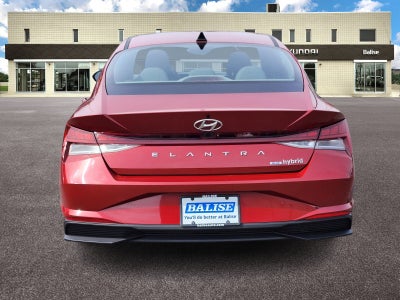2021 Hyundai Elantra Hybrid Blue