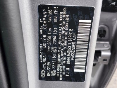 2026 Hyundai Elantra SEL Sport