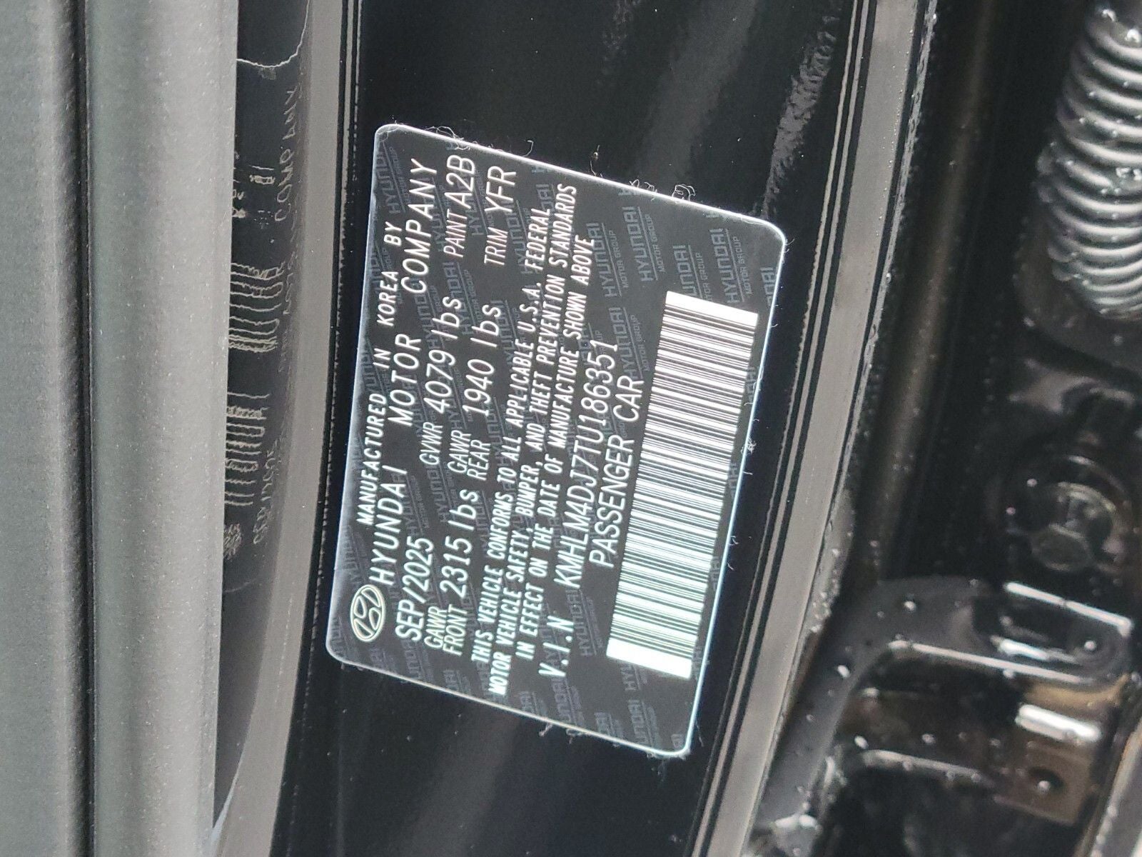 2026 Hyundai Elantra Hybrid SEL Sport