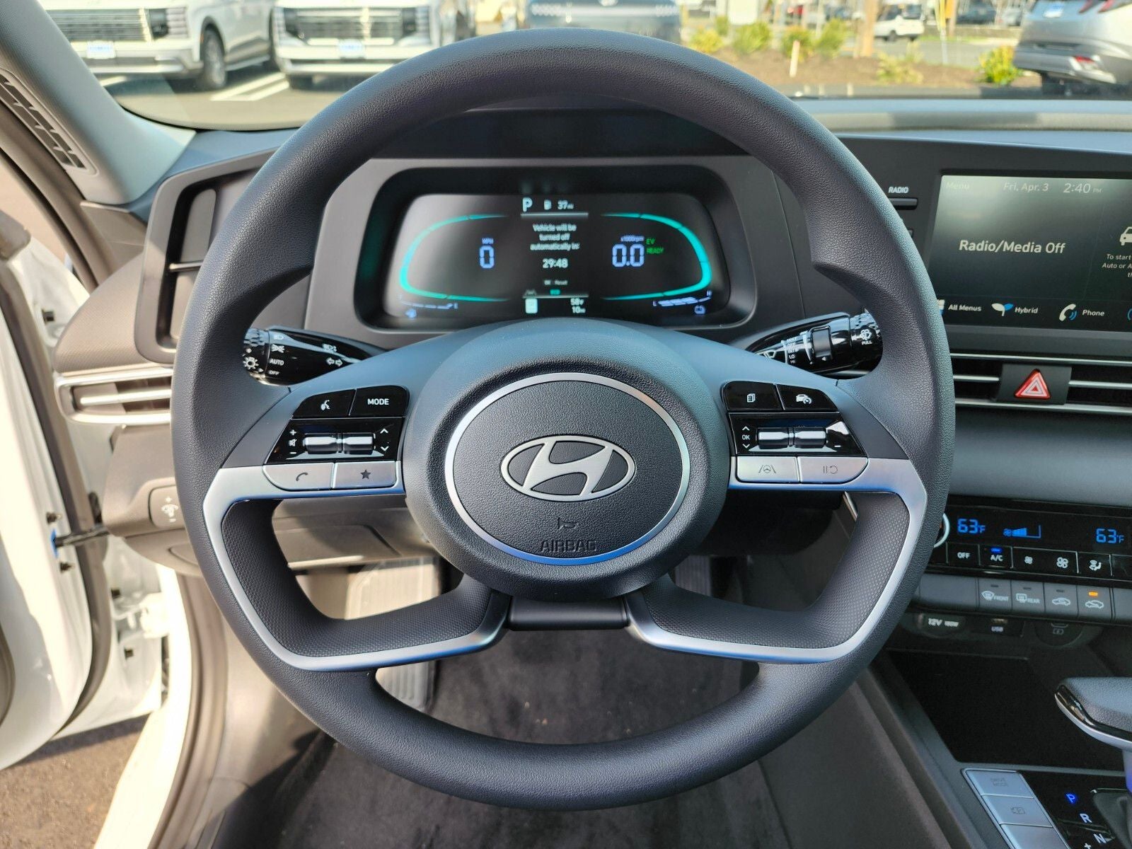 2026 Hyundai Elantra Hybrid Blue