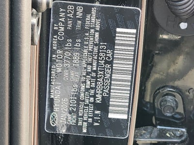 2026 Hyundai Venue SE