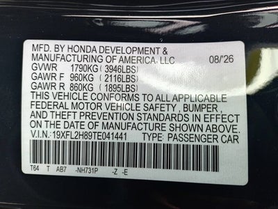 2026 Honda Civic Hatchback Sport