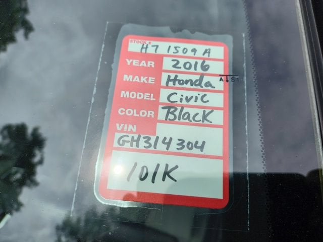 2016 Honda Civic Coupe LX