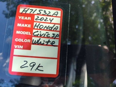 2024 Honda Civic Sedan Sport