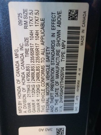 2026 Honda CR-V LX