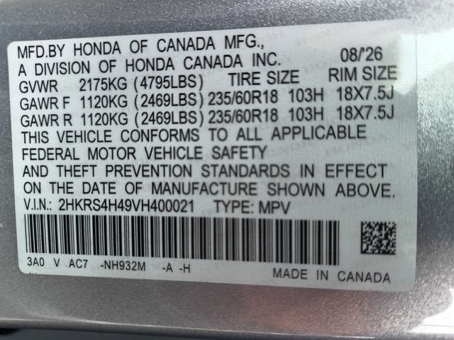 2027 Honda CR-V EX