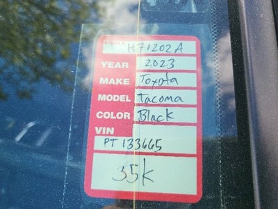 2023 Toyota Tacoma 4WD TRD Sport