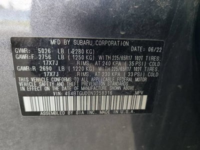 2022 Subaru Outback Wilderness
