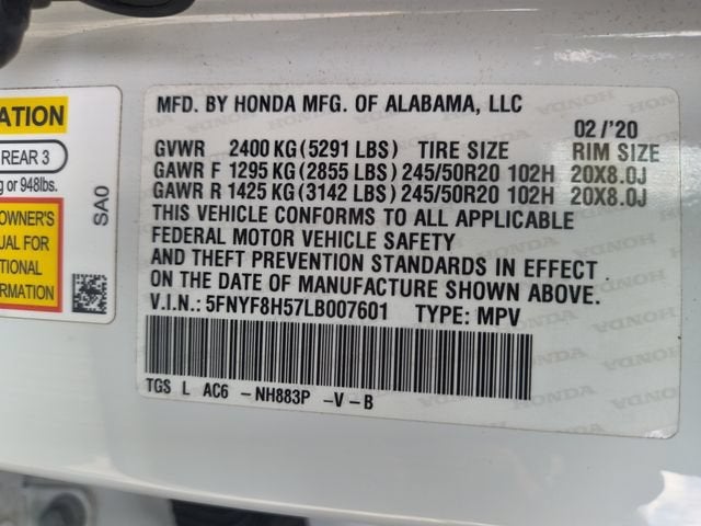 2020 Honda Passport EX-L