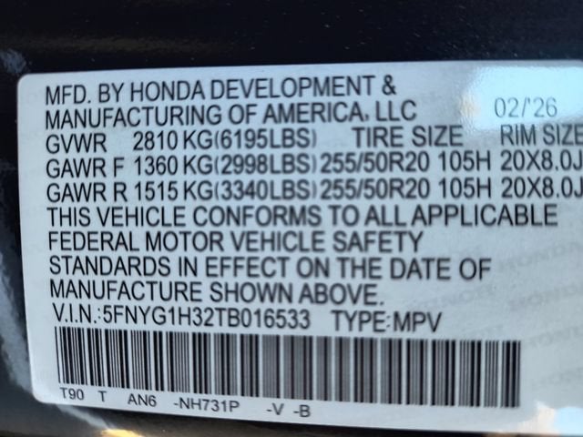 2026 Honda Pilot Sport