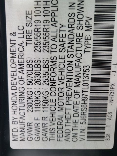 2026 Honda CR-V Hybrid Sport Touring