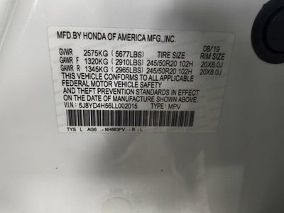 2020 Acura MDX w/Technology Pkg