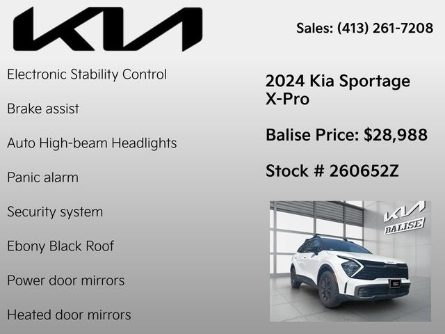 2024 Kia Sportage X-Pro AWD