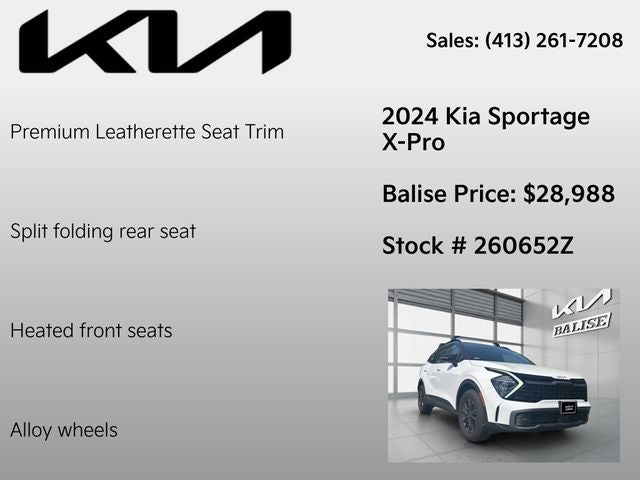 2024 Kia Sportage X-Pro AWD