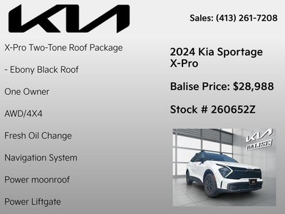 2024 Kia Sportage X-Pro AWD