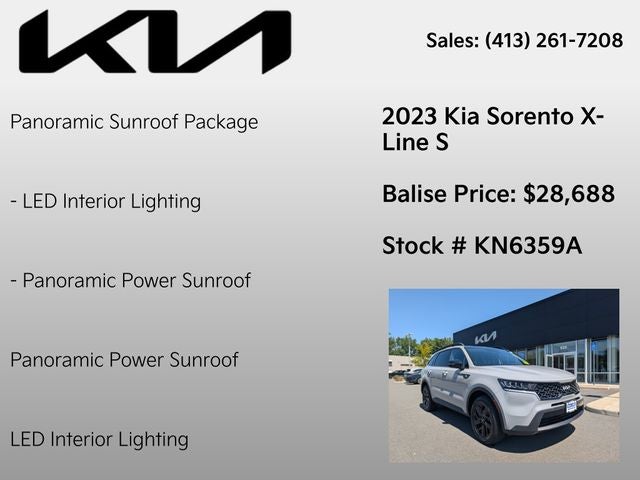 2023 Kia Sorento X-Line S