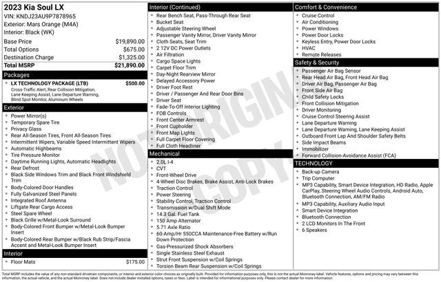 2023 Kia Soul LX