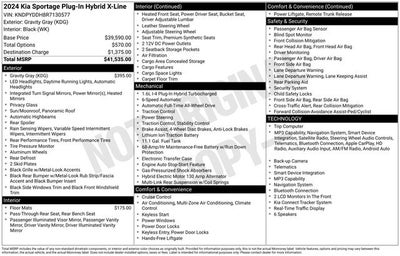 2024 Kia Sportage Plug-In Hybrid X-Line