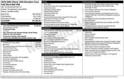 2024 GMC Sierra 1500 Elevation