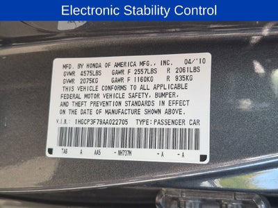 2010 Honda Accord 3.5 EX