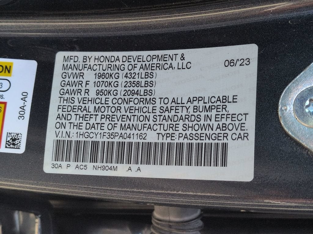 2023 Honda Accord EX