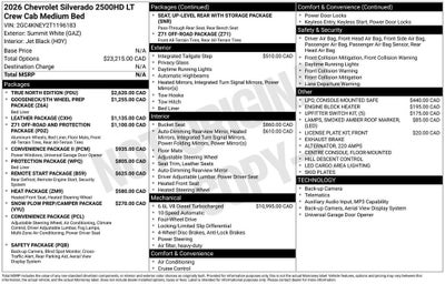 2026 Chevrolet Silverado 2500 HD LT