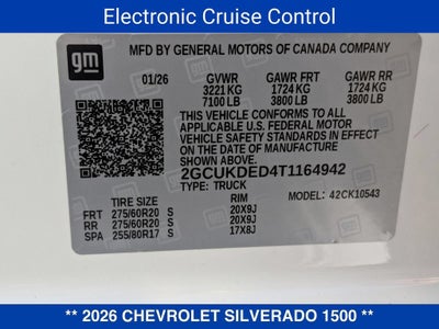 2026 Chevrolet Silverado 1500 LT