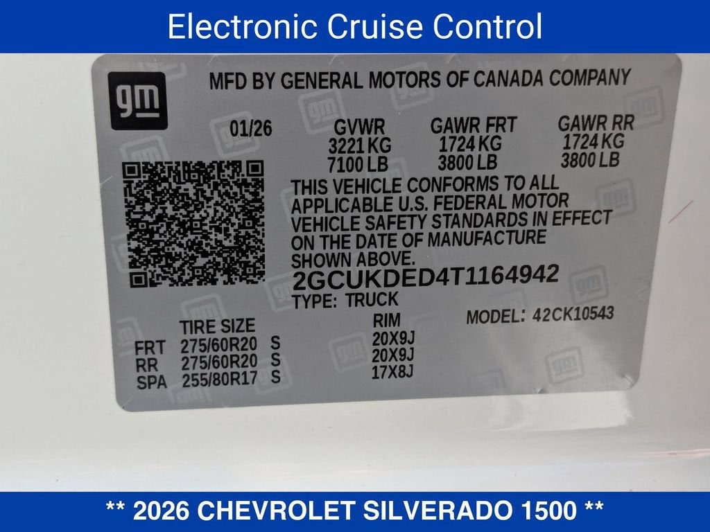 2026 Chevrolet Silverado 1500 LT