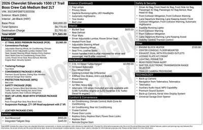 2026 Chevrolet Silverado 1500 LT Trail Boss