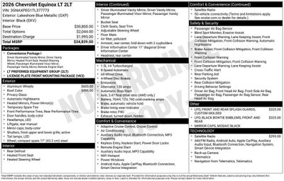 2026 Chevrolet Equinox LT