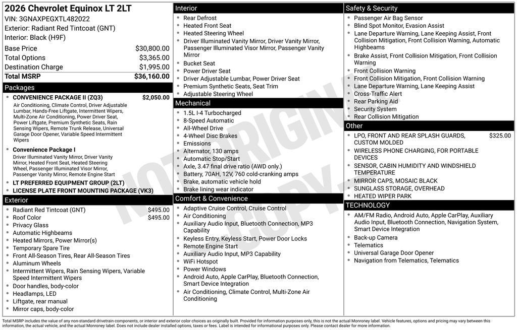 2026 Chevrolet Equinox LT