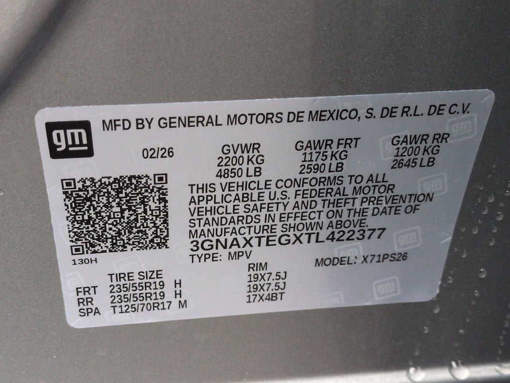 2026 Chevrolet Equinox RS