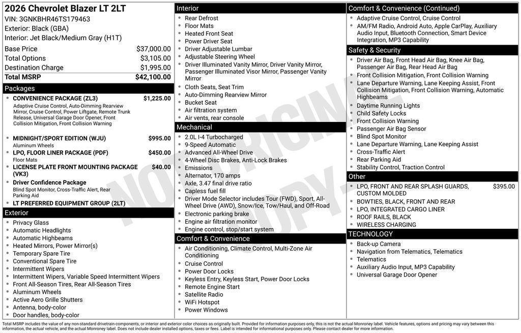 2026 Chevrolet Blazer 2LT
